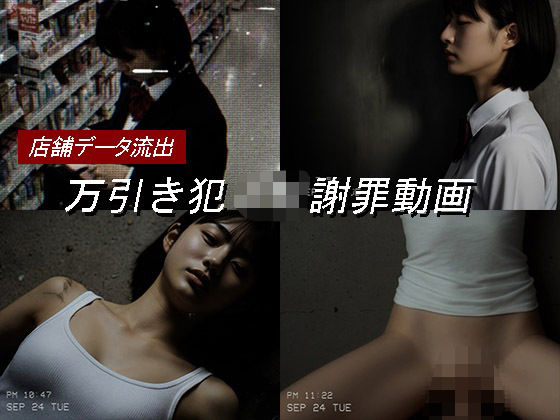 万引き女子校生のお仕置き謝罪動画 17【Blue Frames❤動画・アニメーション】レビュー5.00