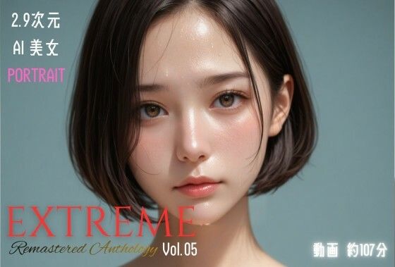 2.9次元AI美女 PORTRAIT EXTREME Remastered Anthology VOL.05 AI SEX 動画集【KEI diffusion❤3DCG】レビュー5.00