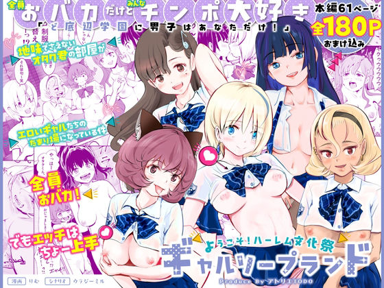 【全員おバカだけどみんなチンポ大好き】「ど底辺学園に男子はあなただけ！」ようこそ！ハーレム文化祭ギャルソープランド〜地味でさえないオタク君の部屋がエロいギャルたちのたまり場になってる件〜【アトリエTODO❤制服】レビュー4.33