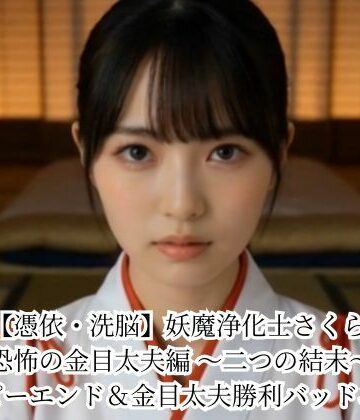 【憑依・洗脳】妖魔浄化士さくら 恐怖の金目太夫編 〜二つの結末〜 ハッピーエンド＆金目太夫勝利バッドエンド【悪堕ち研究員❤動画・アニメーション】レビュー