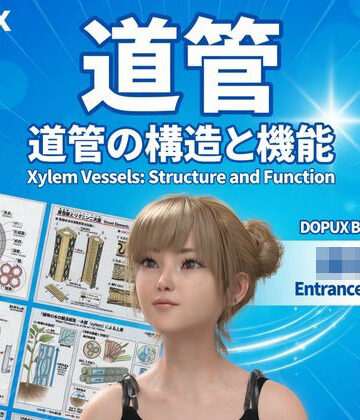 【▲20】一ノ瀬廻里 大学に進学し強豪予備校『DOPUX（ドピュックス』で生物I，IIを教える名物講師に！（Vol.029:道管）【Libido-Labo❤3DCG】レビュー