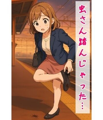【踏み潰し】会社の先輩は可愛いのに、足が臭くて虫を平気で踏み潰す【足の匂いフェチ】【靴中湿地帯❤ノベル】レビュー
