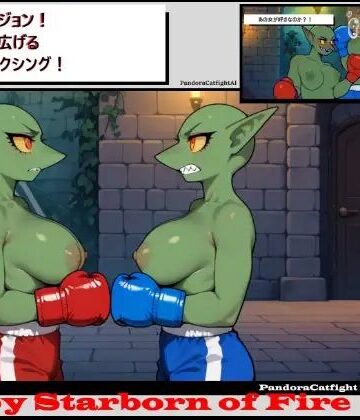 ゴブリンダンジョン！ 死闘を繰り広げる女同士のボクシングバトル！【PandoraCatfight❤おっぱい】レビュー