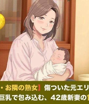 【続・続・お隣の熟女】傷ついた元エリートを母性と巨乳で包み込む、42歳新妻の甘い誘惑 第四話 【母乳泡洗体と風呂場立ちバック】〜過敏な子宮を穿たれ、鏡の前で母乳と潮を吹き散らす42歳新妻のお漏らし絶頂〜【青いらいおん❤ノベル】レビュー