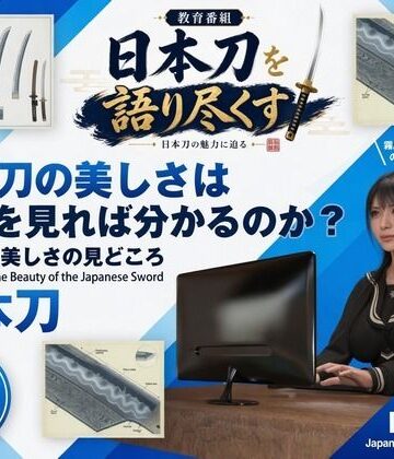 パンチラガチャ★霧島 愛唯（きりしま めい）『日本刀を語り尽くす』第1章-まず「日本刀とは何か」を知る（009-日本刀の美しさはどこを見れば分かるのか？）【Ozone_Layer❤3DCG】レビュー