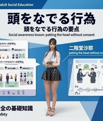 【△20】パンチラガチャ★二階堂 沙耶 大学に進学し強豪予備校『DOPUX（ドピュックス）』で社会人向け講座（性犯罪）を教える名物講師に！（Season 2 Vol.003:頭をなでる行為）【Libido-Labo❤動画・アニメーション】レビュー